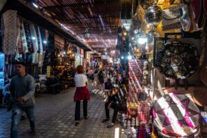 Medina – bazar w Marrakeszu